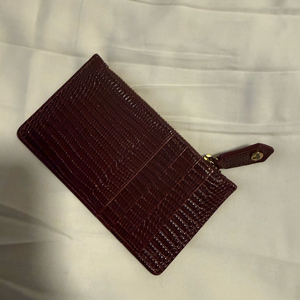 Vivienne Westwood Dark Red Textured Wallet - Picture 2 of 5
